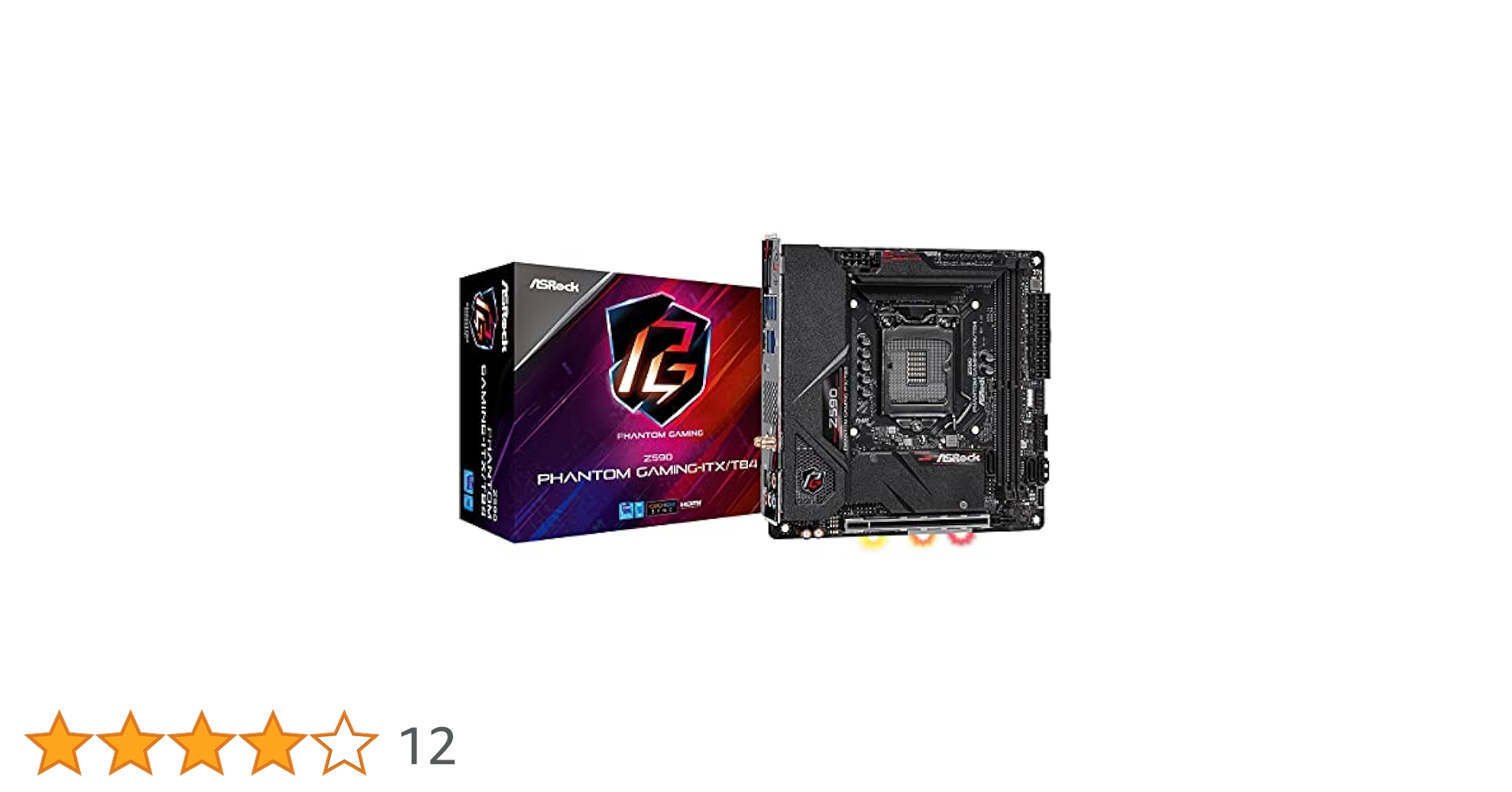 Amazon | ASRock マザーボード Z590 Phantom Gaming-ITX/TB4