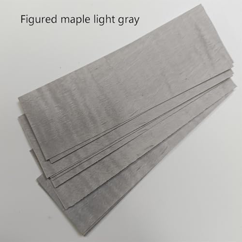 Chapa de madera exótica de 1.5 x 5.5 pulgadas para diapasón y carpintería 6