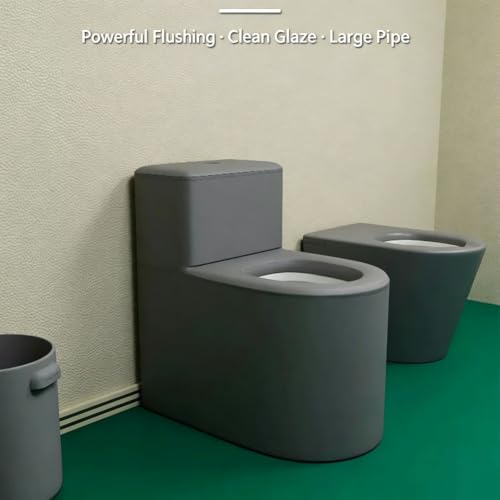 Inodoro sin tapa con asiento acolchonado para comodidad, para residencias de cuidado y escuelas, con ahorro de agua miniatura 2