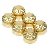 Holibanna 6 Stück Gasherd-verteiler Aus Kupferlegierung Abdeckungen Für Gasbrenner Feuer Kerne Zubehör Für Gaskochfeld