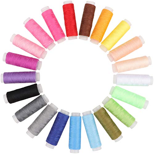 Marcoon Sewing KIT, DIY Sewing Supplies with Sewing Accessories, Portable Mini Sewing Kit for Beginner, Traveller and Emergency Clothing Fixes, with Premium Black Carrying Case (B)