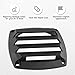 Almencla 2 Inch Louvered Vents, Boat Marine Hull Grill Cover Replacement Part for RV Rectangular (Black)