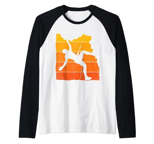 Produktfoto von Klettern Retro Boulderer Kletterhelm Kletterausrüstung Raglan