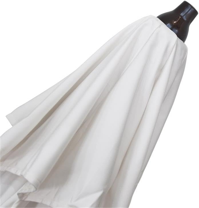 Pemberly Row 9' Bronze Aluminum Pole Patio Umbrella in Pacifica Tuscan Fabric