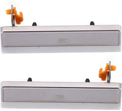Evan Fischer Set of 2 Exterior Door Handle Compatible with 1982-1994 Chevrolet S10, 1987-1990 Blazer, 1980-1985 Impala & 1980-1990 Buick LeSabre Front, Driver and Passenger Side