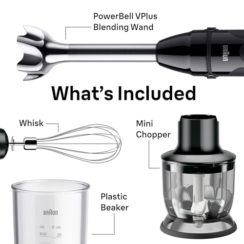 Braun MultiQuick Vario 5 Hand Blender, 21-Speed, Turbo Boost, 500W - image 8