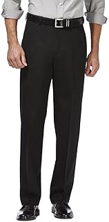 Men's Premium No Iron Khaki Classic Fit Flat Front Casual Pant (Regular and Big & Tall Sizes) - Buy now