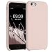 Produktbild kwmobile Hülle kompatibel mit Apple iPhone 6 / 6S Hülle - Silikon Handy Case - Handyhülle weiche Oberfläche - kabelloses Laden - Coconut Swirl