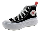 Taglia: 33 EU Converse Chuck Taylor All Star OX Sneaker Nera da Bambino 371527C