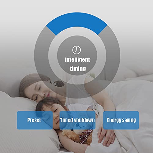 Yhqsyks Enclosed Ceiling Fan With Lights, Modern Flush Mount Indoor Ceiling Fans With Remote Control Multi-Speed And Timing, Low Profile Bladeless Ceiling Lighting Fixture, Black/Brown/Gold/White #TOP3
