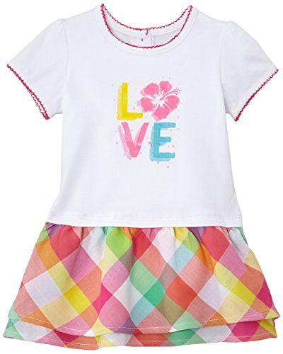 Robe à carreaux bébé fille 9F30142 aux finitions soignées en tissu doux