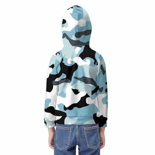 Sweat à capuche camouflage résistant pour enfant actif de 9 à 11 ans - 6