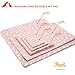 Lepark Washable Pee Pad for Dogs of 2Pack Reusable Puppy Non-Slip Pet Training Pads（Pink,18x24）