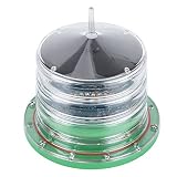 Material premium: esta luz de navegación para barcos que utiliza plástico especial de grado marino, es especialmente adecuada para lugares corrosivos como océanos, ríos, plantas químicas y aeropuertos.