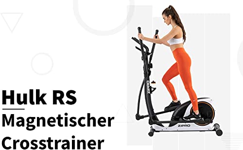 Miniatura 3 de Zipro Bicicleta Elíptica Para Casa Hulk Rs, Entrenador Eliptico, Lcd Pantalla, Sensores De Pulso, Ajuste De Resistencia, 150kg