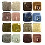 Penguin Pottery - Vermont Frost Series - Variety Set - Mid Fire Cones 5 & 6 - Includes 8 4oz Jars