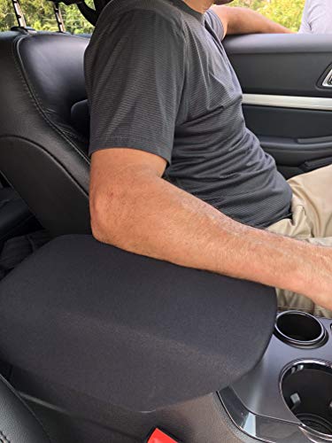 Auto Console Covers- Fits The Ford Explorer 2011-2019 Center Console Armrest Cover Waterproof Neoprene Fabric- Tan #TOP2