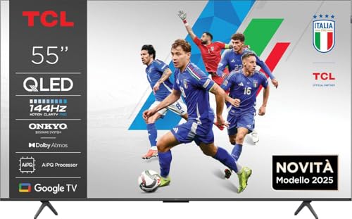 TCL Televisor 55P89K 55 QLED 4K Ultra HD Google TV HDR Dolby Vision WiFi Bluetooth