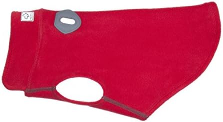 RC Pet Products Baseline Dog Fleece, Dog Coat, Size 10, Red/Grey