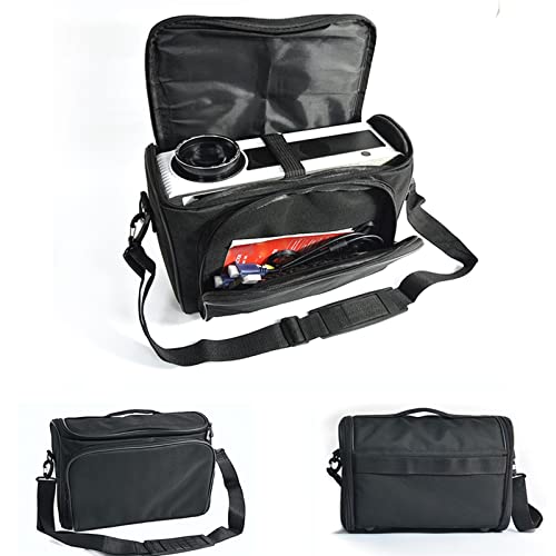 Funda para proyector LED y mini proyector, resistente a golpes y portátil, con cierre de cremallera miniatura 3
