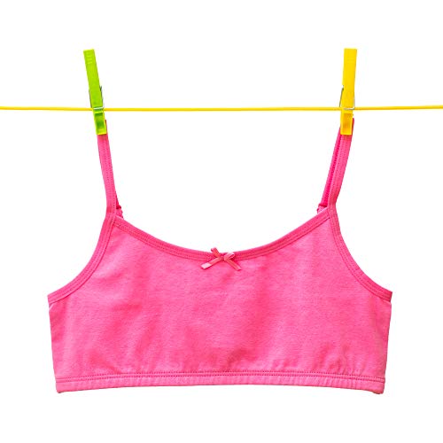 Alyce Intimates Girls Cotton Cropped Cami Training Bra, Pack Of 12 #TOP2
