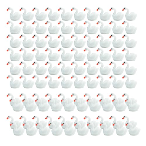 PURPLELILY Paquete de 100 figuras de animales en miniatura, decoraciones de resina para paisajes de musgo y jardín, suministros de manualidades portátiles para decoración del hogar