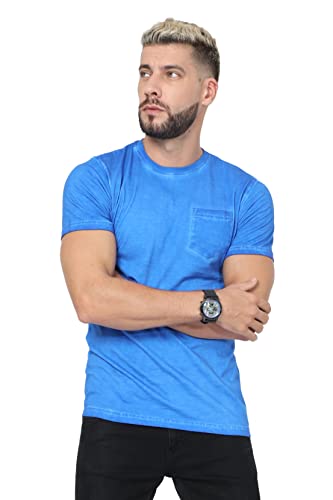 Image of fanideaz Mens Cotton Half Sleeve Striped Round Neck T Shirt
