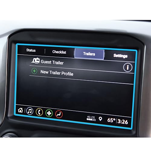 Film de protection en verre trempé anti-rayures pour GPS Chevy Silverado 2021