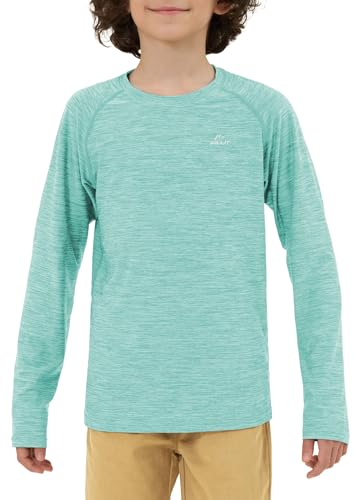 Willit Boy's UPF 50+ Sun Protection Shirt Slubby Light Cyan 2T