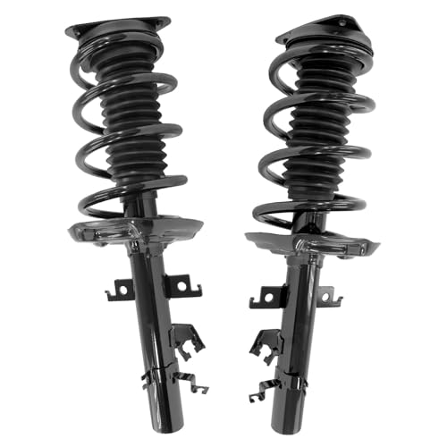 Image of Detroit Axle - 10pc Front Struts Suspension Kit for 2014-2020 Nissan Rogue 2017-2020 Rogue Sport 2017-2019 Qashqai, 2 Struts with Coil Spring 4 Inner Outer Tie Rods 2 Sway Bars 2 Boots Replacement
