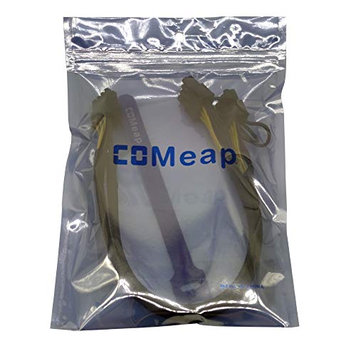 Image of COMeap 8 Pin Male to Dual 8 Pin(6+2) Male PCIe Power Adapter Cable for Dell T3600 T3610 T5600 T5610 T5610 T7600 T7610 5810 T5810 T7810 13-inch(34cm)