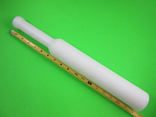 18" Industrial Grade Nylon Meat Grinder Stomper Pusher fits Hobart Biro Cabelas Berkel 2 3/8" diameter. Measure hole in your meat grinder pan prior to purchase please. MEASURE First. NO RETURNS - Thumbnail 2