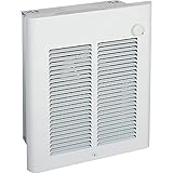 Berko Small Room Fan-Forced Wall Heater, 1500W, 120V