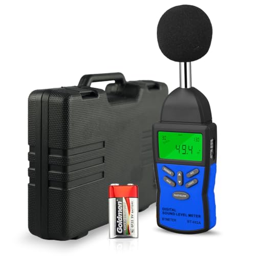 Decibel Meter- BTMETER BT-882A Digital Sound Level Meter Sound Pressure Level Reader(SPL) with 30-130dB Range for Noise Measurement