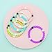 FROG SAC 6 Beaded Bracelets for Teen Girls, Glow In The Dark Silicone Bracelet Pack for Kids, Cute Bead Bracelets, VSCO Girl Birthday Party Favors for Teens