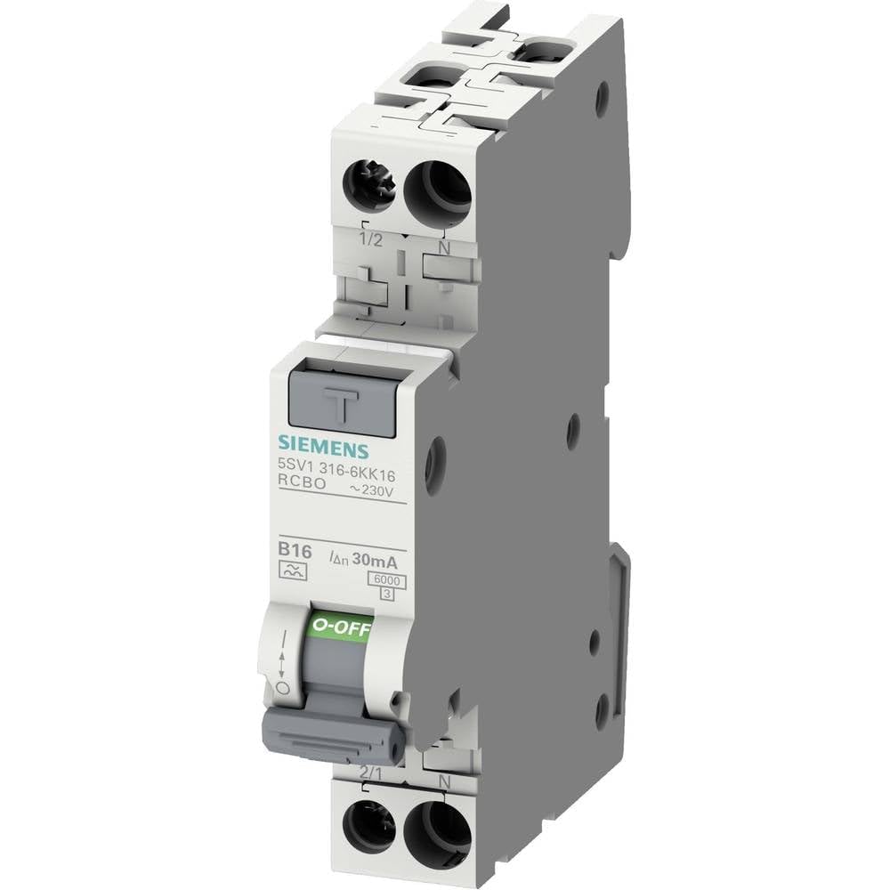 Siemens Indus.Sector FI/LS-Schalter kompakt Typ F, 30mA, B16 5SV1316-3KK16