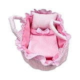 Fahoujs Entzückende 35-cm Puppentragetasche mit gemütlicher Bettwäsche Rollenspiel und Erzählmomente für Kleinkinder Rollenspielpuppen