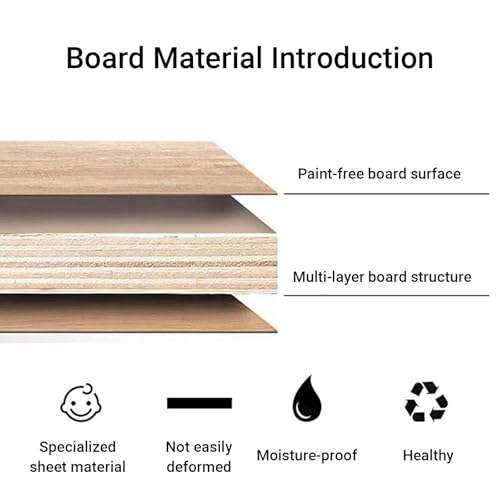 Table pliante murale design noir mat avec plateau flottant rabattable - 5