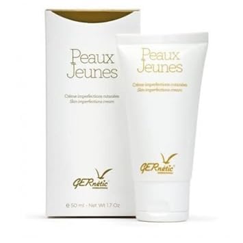 Gernetic Peaux Jeunes Purifying Cream for Teenage Skin Imperfections, Oil Balancing and Pore Refiner, 50ml/1.7oz
