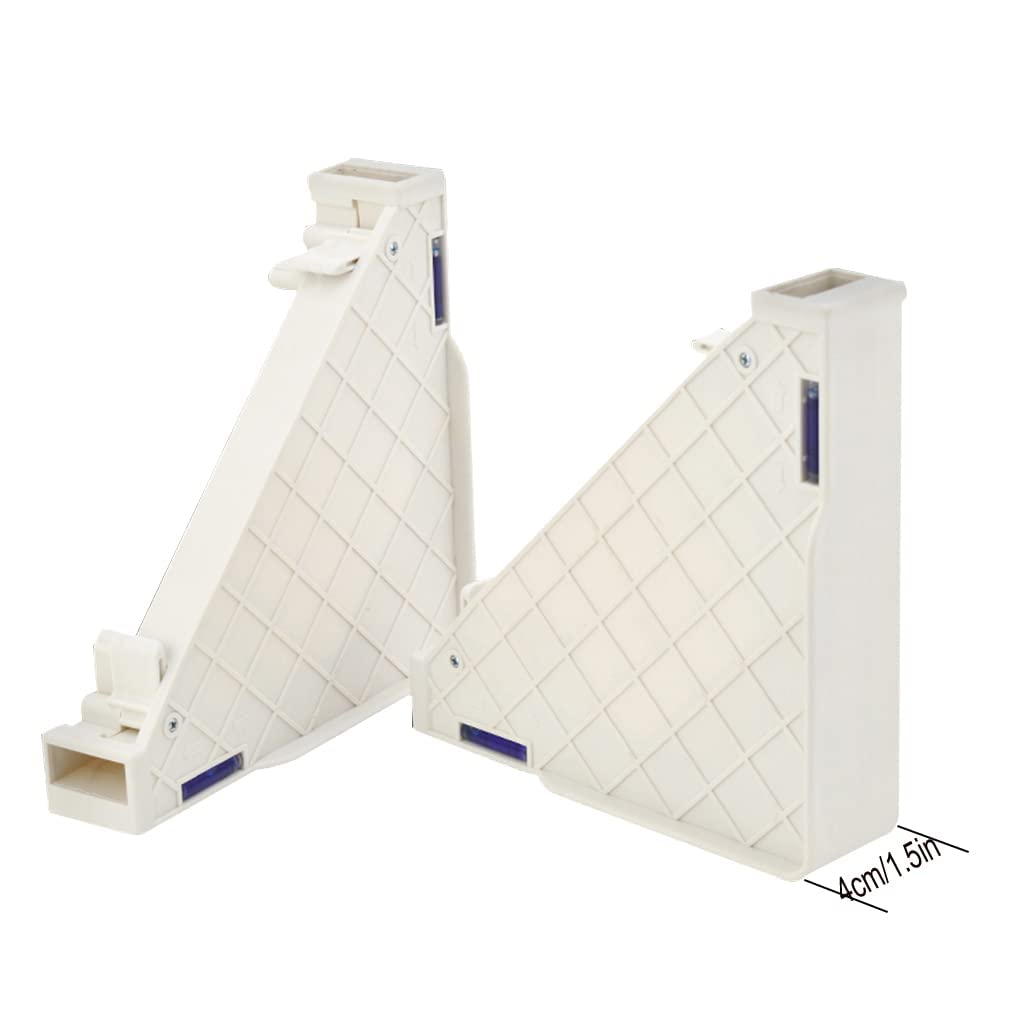 Waschmaschine Sockel Verstellbare Höhe (24-27cm) Rostfreier Stahl Podest für Waschmaschine Trockner Kühlschrank Gefrierschrank Waschmaschinen Untergestell Verstellbare Breite 42–65 cm