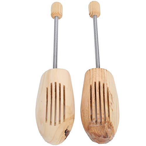 Maca para sapatos, Maca para sapatos de madeira durável Árvore para sapatos, escritório em aço inoxi