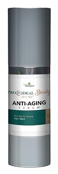 Pro 2x Ideal Beauty Wrinkle Serum - Anti Aging Serum - 2 Month Supply - Resurfacing & Brightening Serum - Vitamin C & AHA - Reduce Appearance of Wrinkles, Age Spots, Pores - Aid Collagen Production