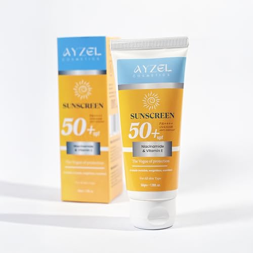 Image of Sunscreen SPF 50 ? Broad Spectrum UVA /UVB Protection | Lightweight, Non-Greasy & Water-Resistant | Daily Sun Protection for All Skin Types 50gm