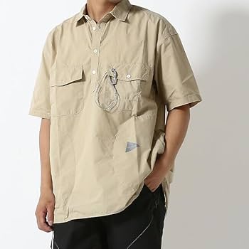 アンドワンダー / and wander シャツ and wander (アンドワンダー) CORDURA typewriter shirt