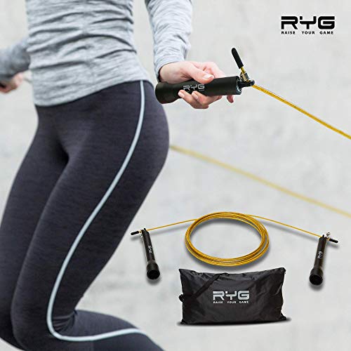 Raise Your Game RYG Speed Agility Training Set- Ladder, Cones, Hurdles, Explosiveness, Resistance, Exercise Equipment, Soccer, Football, Track Field, Basketball, Footwork, Workout Drills, Sport Train