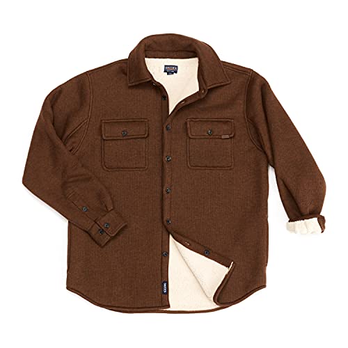 Image of Smith's Workwear Mens Sherpa Heather Thermal Shirt JacketJacket