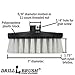 Carpet Cleaner Scrub Brush for Polisher - 7 Inch Soft White Drillbrush with 5/8 x 11 Threaded Hub for Rotary Polisher Machine - Large Car Buffer Brush - Large Carpet Scrubber - Drill Adapter Included