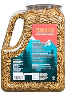 Peak Beak Dried Black Soldier Fly Larvae (BSFL) Treats, High Calcium Mealworm Replacement, for Chickens, Produced in Canada, 750g Container - 2