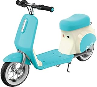 Razor Pocket Mod Petite - 12V Miniature Euro-Style Electric Scooter for Ages 7+, 100-watt Motor, Up to 40 min Ride Time, For Riders up to 110 lbs