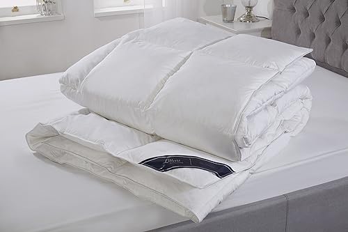 Littens Luxury 10.5 Tog King Bed Size White Goose Feather & Down Duvet Quilt, 15% Down, 230TC 100% Down-Proof Cotton Casing - Image 3